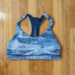 Lululemon | Invigorate Bra Mesh Scape Multi / True Navy Size 10